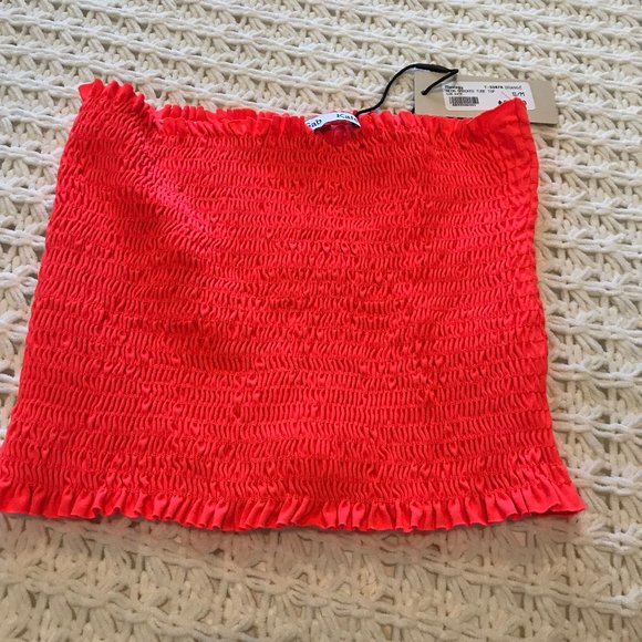 Gab & Kate Neon Smocked Tube Top - Picture 2 of 4